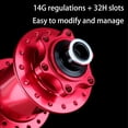 thumbnail image 4 of Osdhezcn High Strength Aluminum Alloy Mountain Bike Hubs 6 Pawl Freehub 32H Spokes Hole Light Weight Hubs Set For Mountain Bikes, 4 of 9