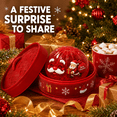 thumbnail image 5 of 2026 Christmas Limited Santa Glitter Dumpling Squishy Toy, Red Squeeze Stress Ball with Christmas鈥慣hemed Storage Box Sensory Fidget Toy, Holiday Party Favor & Birthday Gift for Kids and Adults, 5 of 7