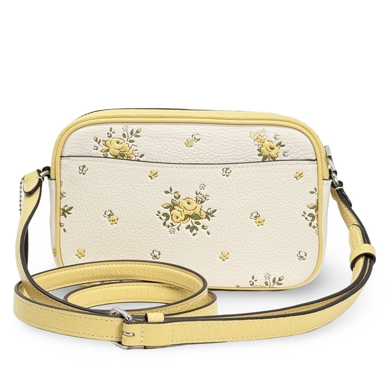 Coach Women's Mini Jamie Zip Camera Crossbody Bag with Floral