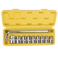 thumbnail image 4 of 1/2in Impact Socket Set 8??24mm with L??Shape Wrench Portable Auto Car Repairing Tool Kit, 4 of 8