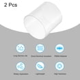 thumbnail image 3 of Acrylic Pipe Clear Rigid Round Tube 2pcs 145mm ID 150mm OD 6" for Lamps and Lanterns, Water Cooling System, 3 of 6