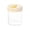 Beige, variant on 400ml/13.5oz High Borosilicate Glass Canister, Airtight Lidded Container, Multipurpose Vessel for Grains, Snacks, Tea and Coffee, BPA-Free Heat-Resistant Moisture-Proof & Odor-Free,Pink