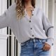 thumbnail image 2 of Suéteres Para Mujer Suéteres de Otoño Botón de Moda Reversible Manga Larga Cárdigan de Punto Tops Sueltos Blusa Suéter Odeerbi ODB132227, 2 of 6