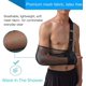 thumbnail image 4 of 1 cabestrillo para brazo de 38 x 19 cm, cabestrillo para brazo de malla, cabestrillo inmovilizador de hombro ligero, soporte estabilizador de hombro transpirable para brazo, codo y muñeca, 4 of 5