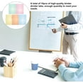 thumbnail image 4 of HSHDLDF Binders 3 Ring A4 Binder Dividers Labels Transparent PVC Binder Divider Pages Plastic Binder Dividers Insertable Indexing Cards Binder Page, 10pcs 3 Ring Binder, 4 of 7
