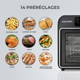 thumbnail image 4 of Kalorik Designer Series 26 QT Air Fryer and Convection Oven, Black with Silver (AFO52786BS43), 4 of 10