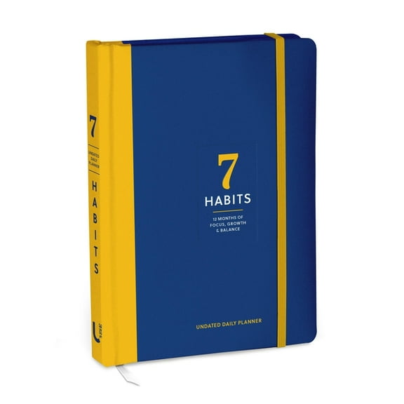 7 Habits The 7 Habits Daily Planner: An Undated 12-Month Planner for Focus, Growth, and Balance, (Hardcover)