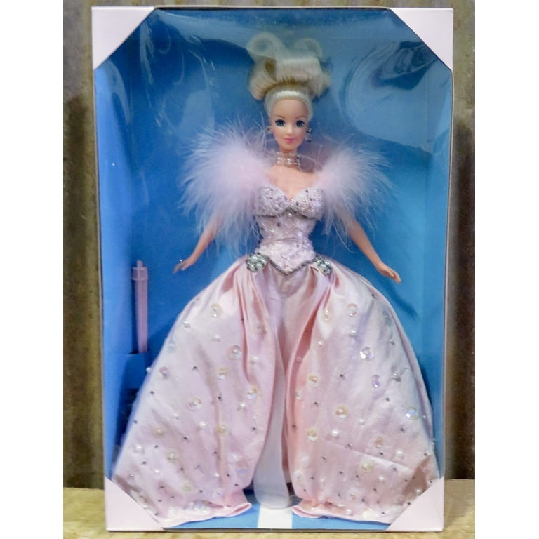 1996年稀少アイス・ピンクオーナメント月と星2個セット硝子のアメ細工ピンク薔薇 1996年稀少アイス・ピンクオーナメント月と星2個セット硝子のアメ細工