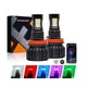 thumbnail image 3 of Car LED RGB Headlight APP Bluetooth-Compatible Control Multi Colors LED Fog Lights Bulbs ,H8 H9 H11, 3 of 5