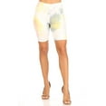 thumbnail image 2 of Women's 3-Pack

 Comfy Stretch Print Mix Assorted Pack Shorts with Elastic Waistband, 2 of 5