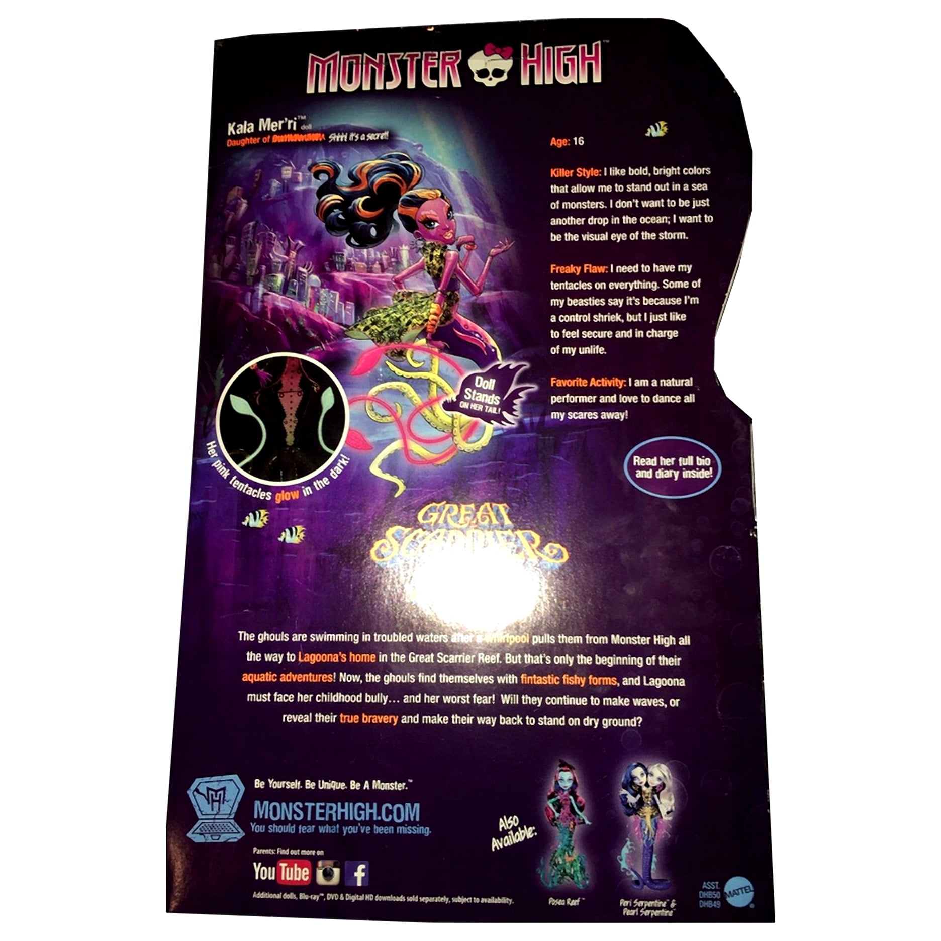 Monster High Great Scarrier Reef Down Under Ghouls Kala Mer'ri Doll