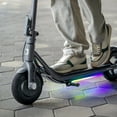thumbnail image 4 of Jetson Loomis Light-Up Electric Scooter with Bluetooth Speaker and LED Lights, Gray, 4 of 9