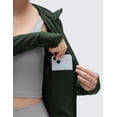 thumbnail image 4 of CRZ YOGA Butterluxe Womens Cropped Slim Fit Workout Jacket Track Athletic Full Zip Up Tops, 4 of 4