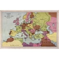 thumbnail image 2 of Art.com The Map of Europe after World War One Art Print, 24" x 16", 2 of 4
