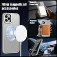 thumbnail image 3 of for iPhone 12 Pro Case, Phone Case iPhone 12 Pro Magnetic Case [Compatible with MagSafe] Translucent Matte Back Slim Shockproof Military-Grade Protection Anti-Fingerprint Cover, Grey, 3 of 13