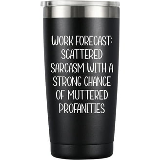 Humorous/Sarcastic Office Gift For Supervisor - Stainless Steel Countertop Decoration (5.9")