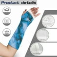 thumbnail image 7 of COEQINE Marble Print Arm Cast Covers Wrist Elbow Cast Wound Scratcher Covers Small Bandage Protector Stretch Arm Sleeves Easy to Put on Decorative Cast Covers Gifts for Friends, 7 of 7