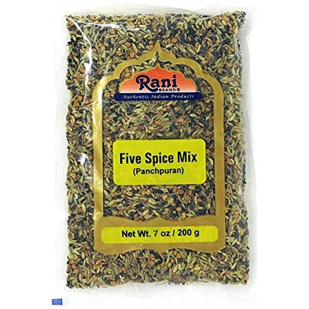 Rani Panch Puran 5 Spice 7oz 0g All Natural Vegan Gluten Friendly Non Gmo Indian Origin Equal Blend Of Fenugreek Mustard Kalonji Nigella Fennel And Cumin Walmart Com