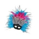 thumbnail image 4 of Tocado de plumas para cosplay, accesorios para fotos, diadema, disfraz, mascarada, fiesta Azul Rosa, 4 of 9