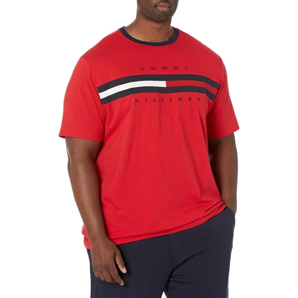 Camiseta Tommy Hilfiger de manga corta con estampado de rayas exclusivas para hombre