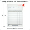 thumbnail image 7 of Adams 3-Part Carbonless Sales Order Record Book, 5-9/16 x 8-7/16 in, 50 Sets., 7 of 7