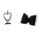 thumbnail image 1 of Figura de cojín con lazo de pareja besándose, adorno coleccionable para dormitorio, boda, estantería, armario, decoración del hogar, moderna y cómoda, 1 of 8