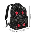 thumbnail image 2 of Balery Card Suits Mochila Escolar Impresa, Mochila Ligera para Viajes Casual, Mochila Duradera y Cómoda Multifuncional, Mochila para Laptop-One Size, 2 of 5