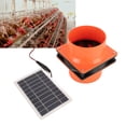 thumbnail image 4 of Solar Vent Fan, Solar Powered Exhaust Fan 5V with Baffle for Round Ducts, 4 of 7