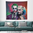 thumbnail image 3 of Film Harley Quinn Joker Tapestry Luxury Wall Hanging Tapestries Decoration For Living Room Bedroom Dormitory Mural Blanket Wall Art Tapestry, 3 of 8