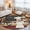 Brown, Cream, Red, variant on 3'x5' Area Rugs, Farmhouse Chef Indoor Outdoor Area Rug for Living Room Bedroom, Vintage Kitchen Bountiful Wine Bakery Washable Bathroom Rugs Kitchen Floor Carpet Mats Home Decor Aesthetic