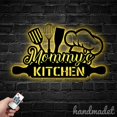 thumbnail image 3 of Handmadetneonsign Personalized Kitchen Metal Wall Art LED Light, Custom Kitchen Home Room Decor, 3 of 5