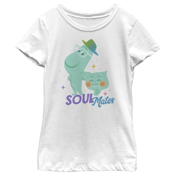 Girl's Soul Mates Graphic Tee White Medium