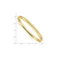 thumbnail image 2 of Primal Gold 14 Karat Yellow Gold 3/16 Hinged Bangle Bracelet, 2 of 5