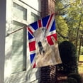 thumbnail image 2 of Wheaten Terrier Soft Coated with English Union Jack British Flag House Flag, 2 of 4
