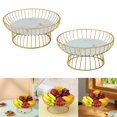 thumbnail image 1 of de Cestas de Frutas Modernas, Soporte para Pasteles, Plato de Un Solo Nivel, Cesta de Almacenamiento para Mesa, Armario para Fiestas de Cocina, Barra 30cmVidrio 25cmVidrio Macarena canasta de frutas, 1 of 8