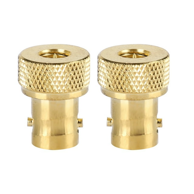 BN Cto SMA Adapter,2 Pcs Gold BNC BN Cto SMA Converter BNC Female To SMA Male Connector Leading Edge Technology