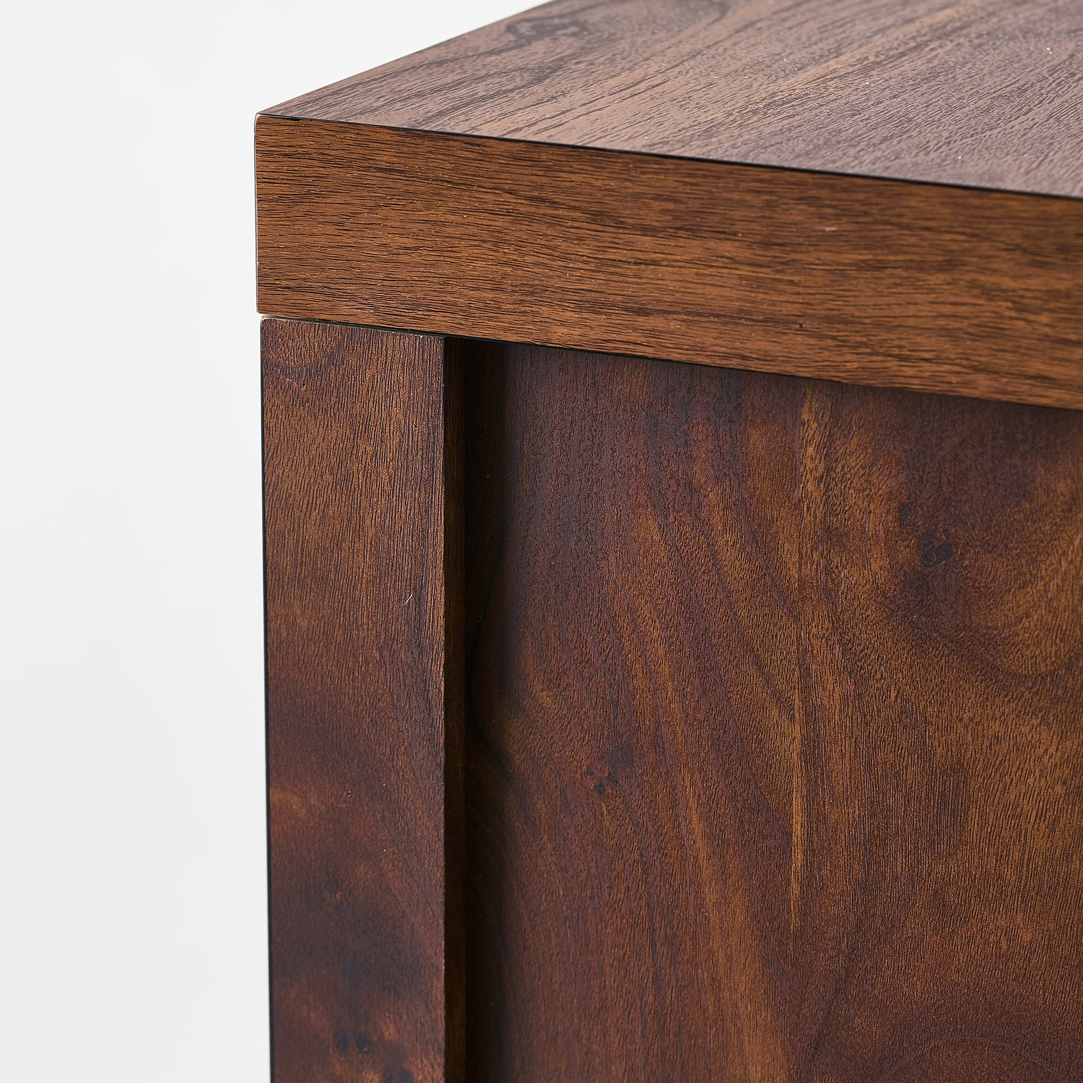 Better Homes & Gardens Ezra TV Stand for TV's up to 70", Warm Walnut finish