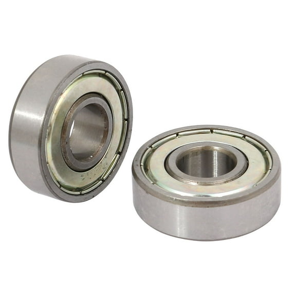 Unique Bargains 2 Pcs 6201Z Shielded Deep Groove Radial Ball Bearing 12mm x 32mm x 10mm