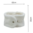 thumbnail image 2 of Fewfanhot Unisex Double Buttons Warmer Neck,Warmer Winter Neck Gaiters,Solid Color Scarves for Skiing Cycling, 2 of 4