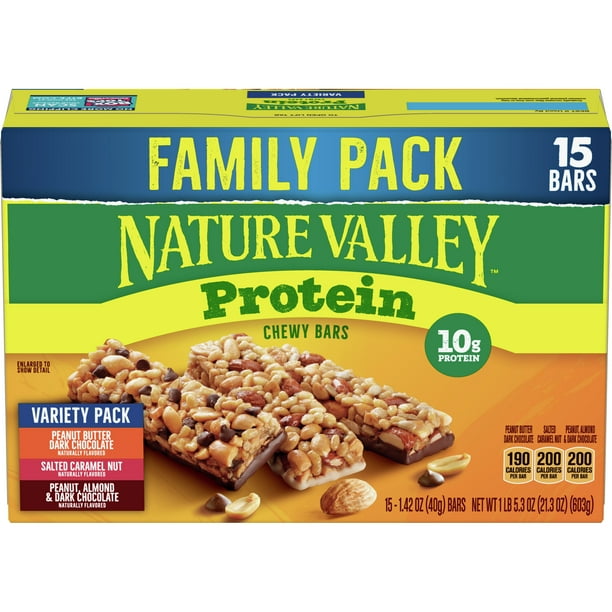 Nature Valley Chewy Protein Granola Bar, 21.3 oz