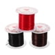 thumbnail image 1 of 3 piezas de cordón elástico plano para abalorios, para hacer pulseras, bisutería, hilo negro, cordón elástico para pulseras de cuentas, adornos artesanales, cordón de alta elasticidad., 1 of 8