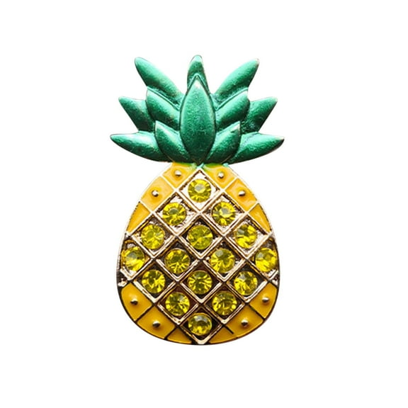 Car Clip Air Perfume Fragrance Aromatherapy Diffuser Alloy Bling Pineapple Decoration Ornament