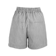 thumbnail image 5 of Only Moment Women's Hiking Shorts Cotton and linen Lightweight Shorts for Women Casual Summer Shorts with Pockets Light Ashy,S, 5 of 9