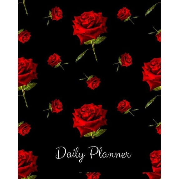 Daily Planner: Daily Planner Journal Notebook . Space for Hourly Schedule, Tasks, Outfits, Phone Calls, Meals Exercise. Agenda Notepa