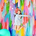 thumbnail image 4 of BNNG Crepe Paper Streamers 1 Roll 82ft, Pack of Rainbow Assorted Colored Party Streamers for Party Backdrop Birthday Baby Shower Wedding Decorations DIY Art Craft Supplies, Assorted Colors, 4 of 4