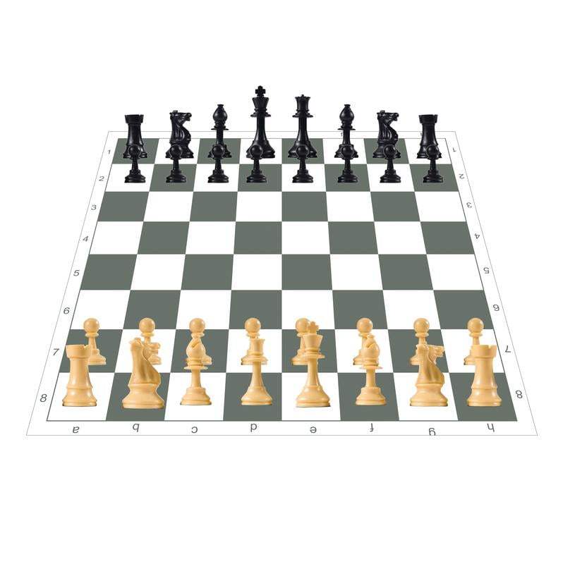 Plastic chess game board 36 x 36 cm 10244