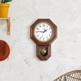 thumbnail image 6 of Vintage Quartz Wall Clock 45*30*7CM Brown, 6 of 6