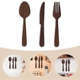 thumbnail image 2 of 1 Set of Wooden Household Utensils Sign Wall Decor Rustic Cutout Kitchen Wall Decor, 2 of 3