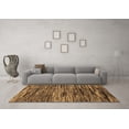 thumbnail image 3 of Ahgly Company Indoor Rectangle Abstract Brown Modern Area Rugs, 8' x 12', 3 of 4