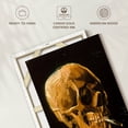 thumbnail image 6 of Elephant Stock Skull With Cigarette 1885 Wall Art - Vertical Canvas Wall Art - Living Room Wall Decor - Fantasy And Sci-fi Canvas - Orange And Yellow Decor By Vincent Van Gogh - 8" x 12", 6 of 8